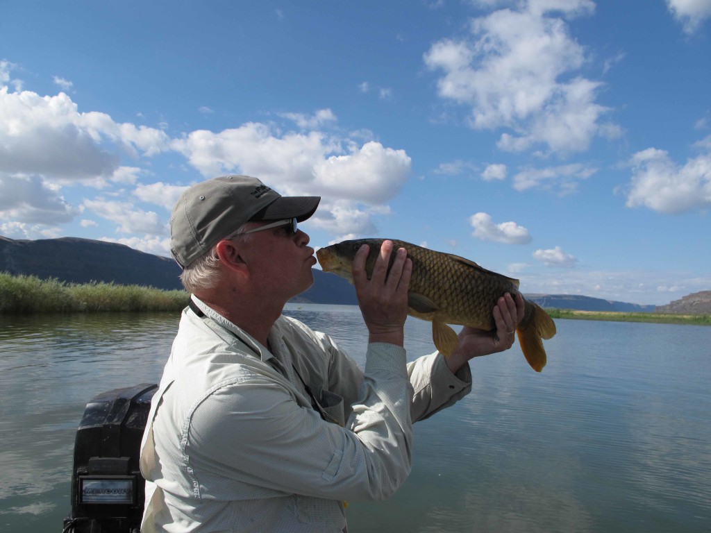 Mark Koch carp kiss